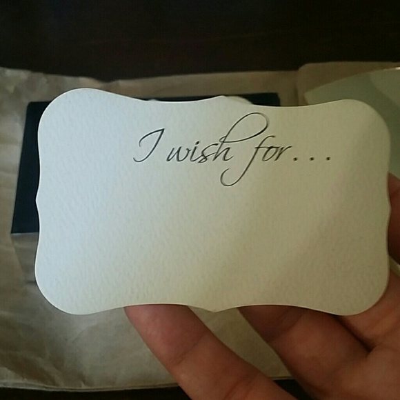 Pottery Barn Wish Silver Box with Blank Wish Cards - Picture 6 of 6